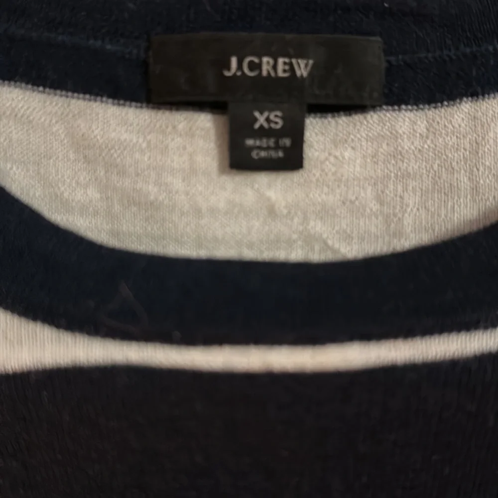 Navy & Cream J.Crew Crewneck